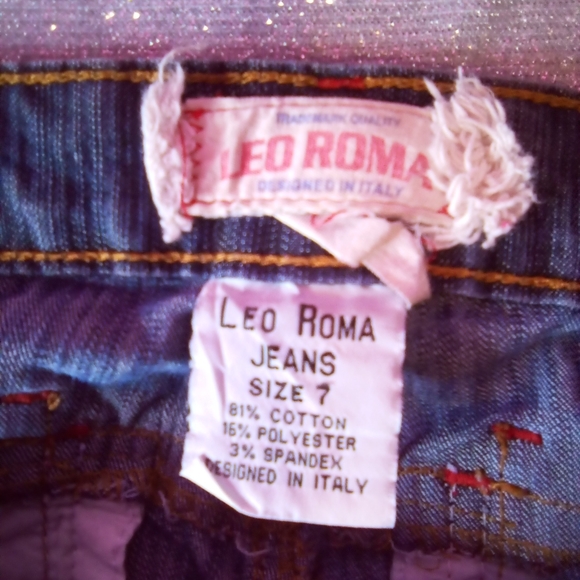 #028👉🏼Women's/Teens Blue 💙 With Red Threading Jeans 👖 - Picture 7 of 8